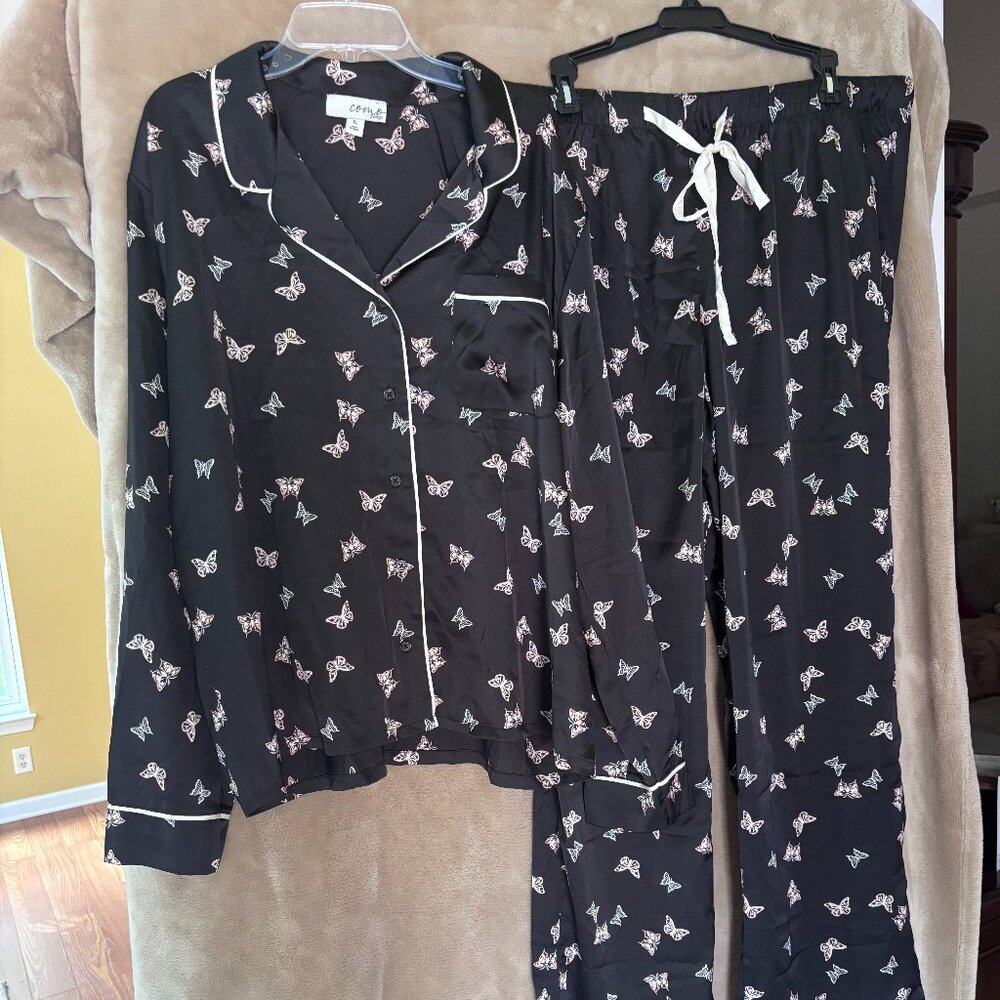Butterfly Satin Pajamas